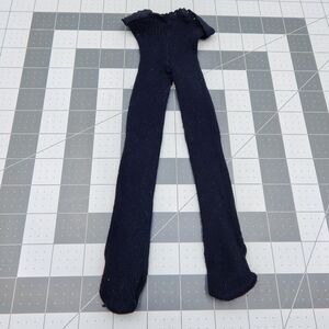 Pleasant Company Samatha Doll Black Ribbed Tights 1993 American Girl Stockings